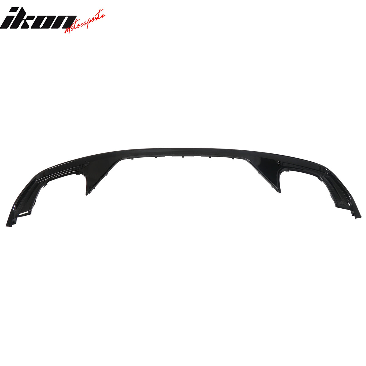Fits 15-17 Ford Mustang Competition Rear Bumper Lip Diffuser PP 4PCS Gloss Black