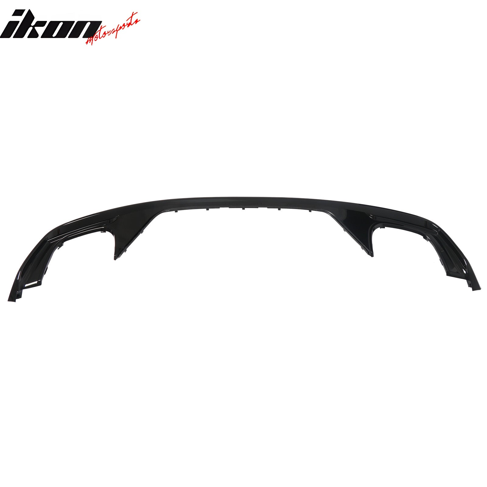 Fits 15-17 Ford Mustang Competition Rear Bumper Lip Diffuser PP 4PCS Gloss Black