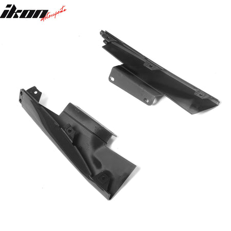 Fits 15-17 Ford Mustang Competition Rear Bumper Lip Diffuser PP 4PCS Gloss Black