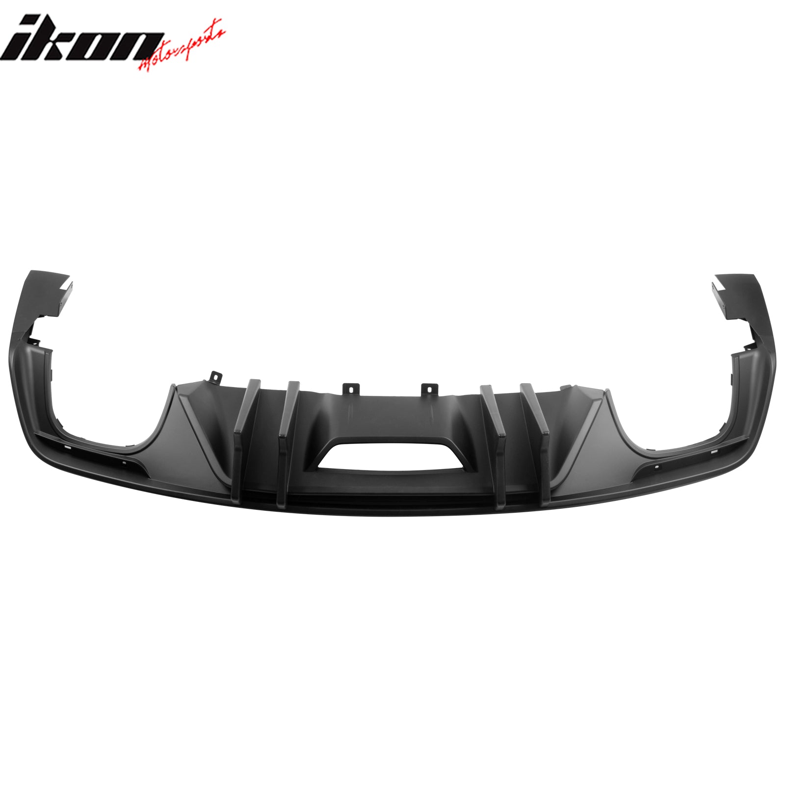 Fits 15-17 Ford Mustang Speed Style Rear Bumper Lip Diffuser PP 4PCS Matte Black
