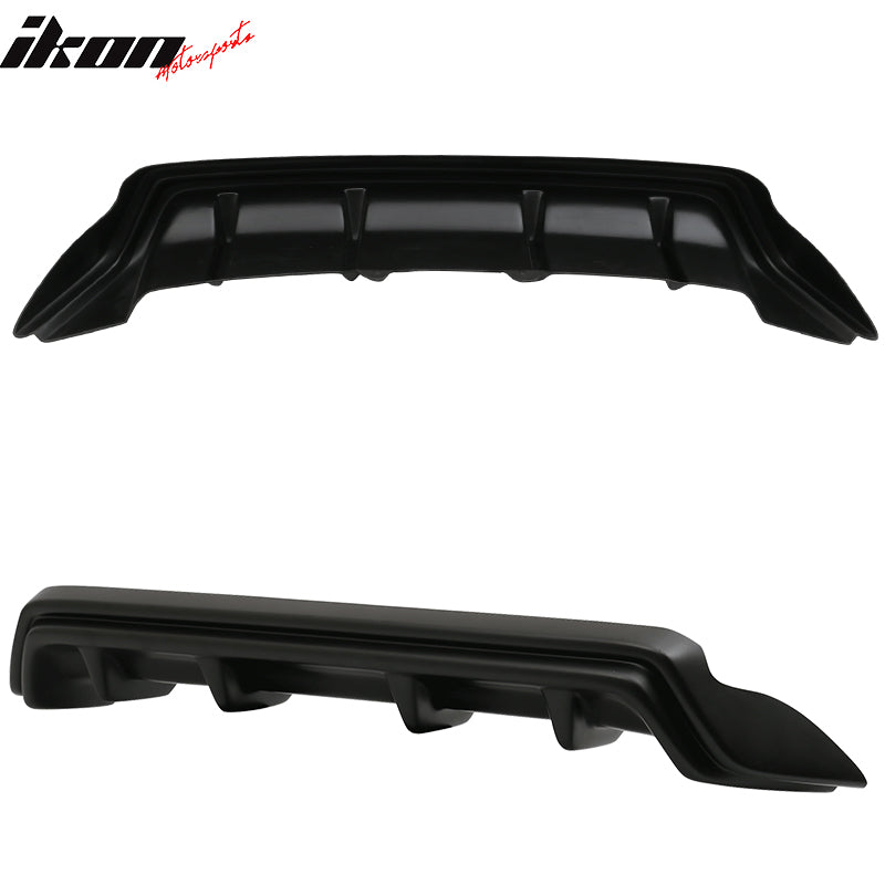 Fits 15-18 Lexus RC300 RC350 F-Sport Rear Bumper Diffuser Silkblaze Style PP