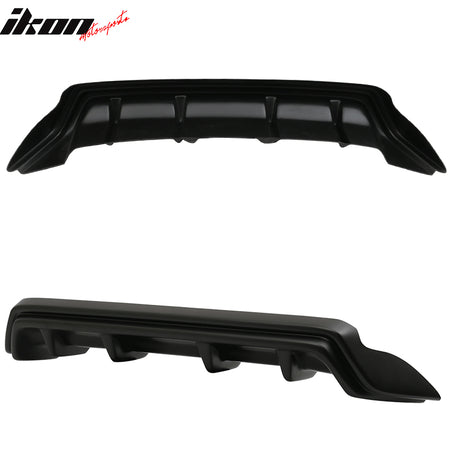 Fits 15-18 Lexus RC300 RC350 F-Sport Rear Bumper Diffuser Silkblaze Style PP