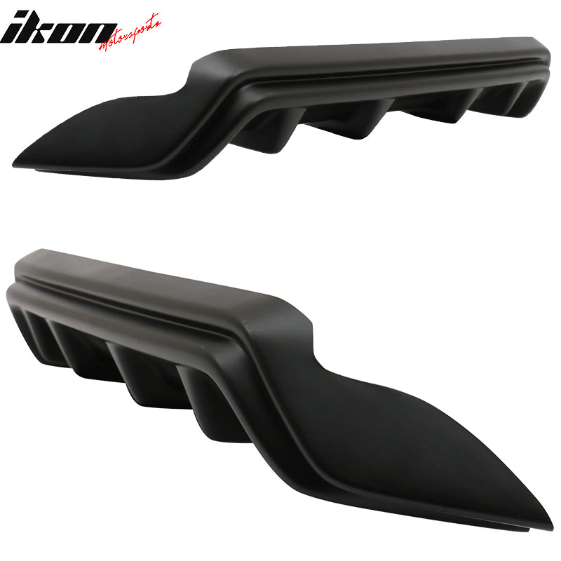 Fits 15-18 Lexus RC300 RC350 F-Sport Rear Bumper Diffuser Silkblaze Style PP