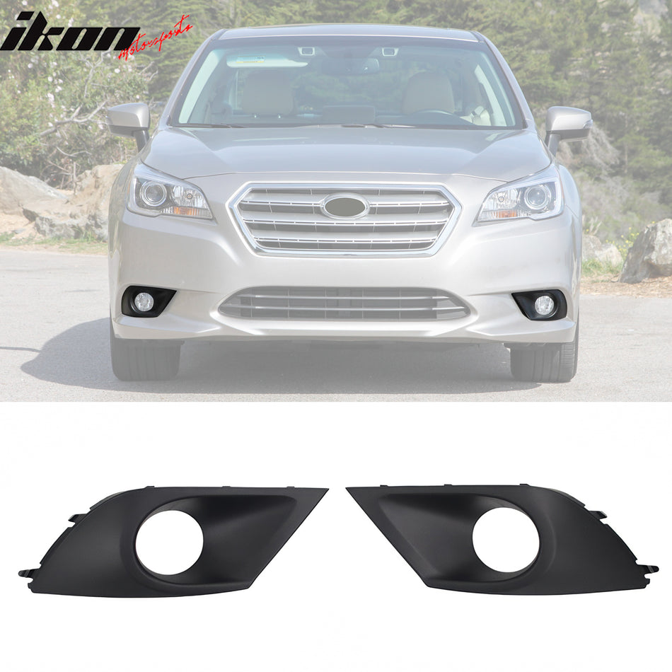 2015-2017 Subaru Legacy 2PCS Driver Passenger Front Fog Light Cover PP
