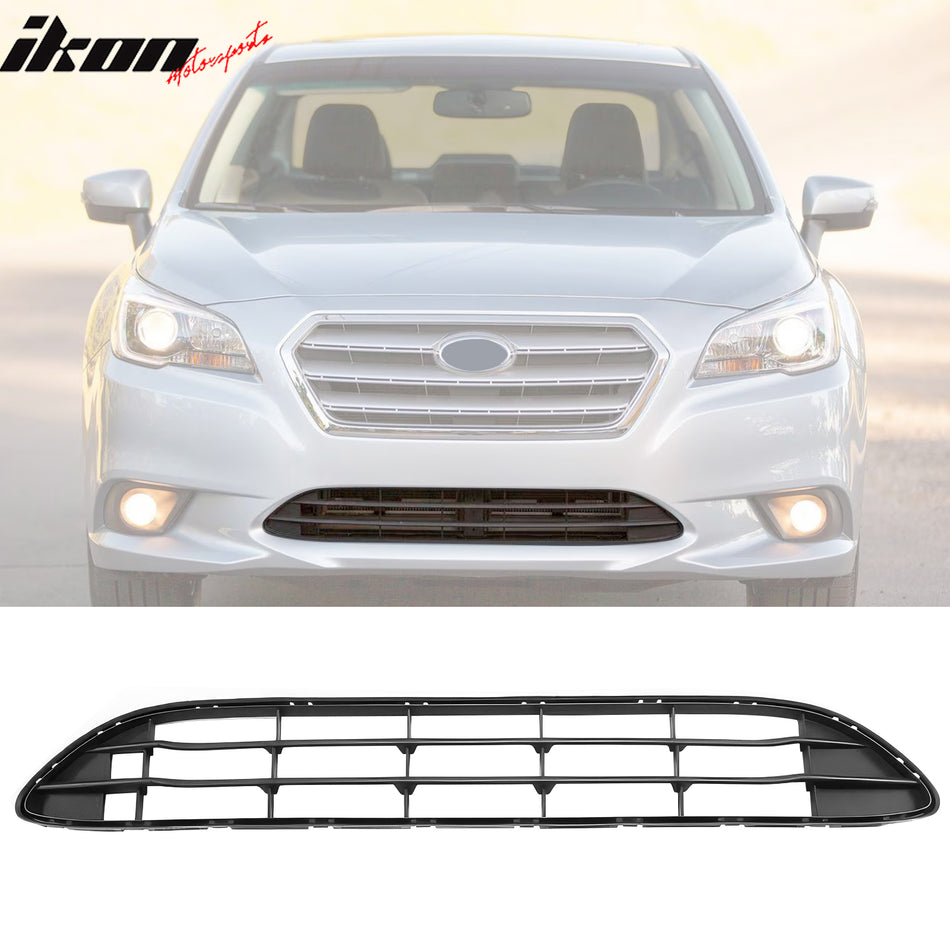 2015-2017 Subaru Legacy OE Style Black Front Bumper Lower Grille ABS