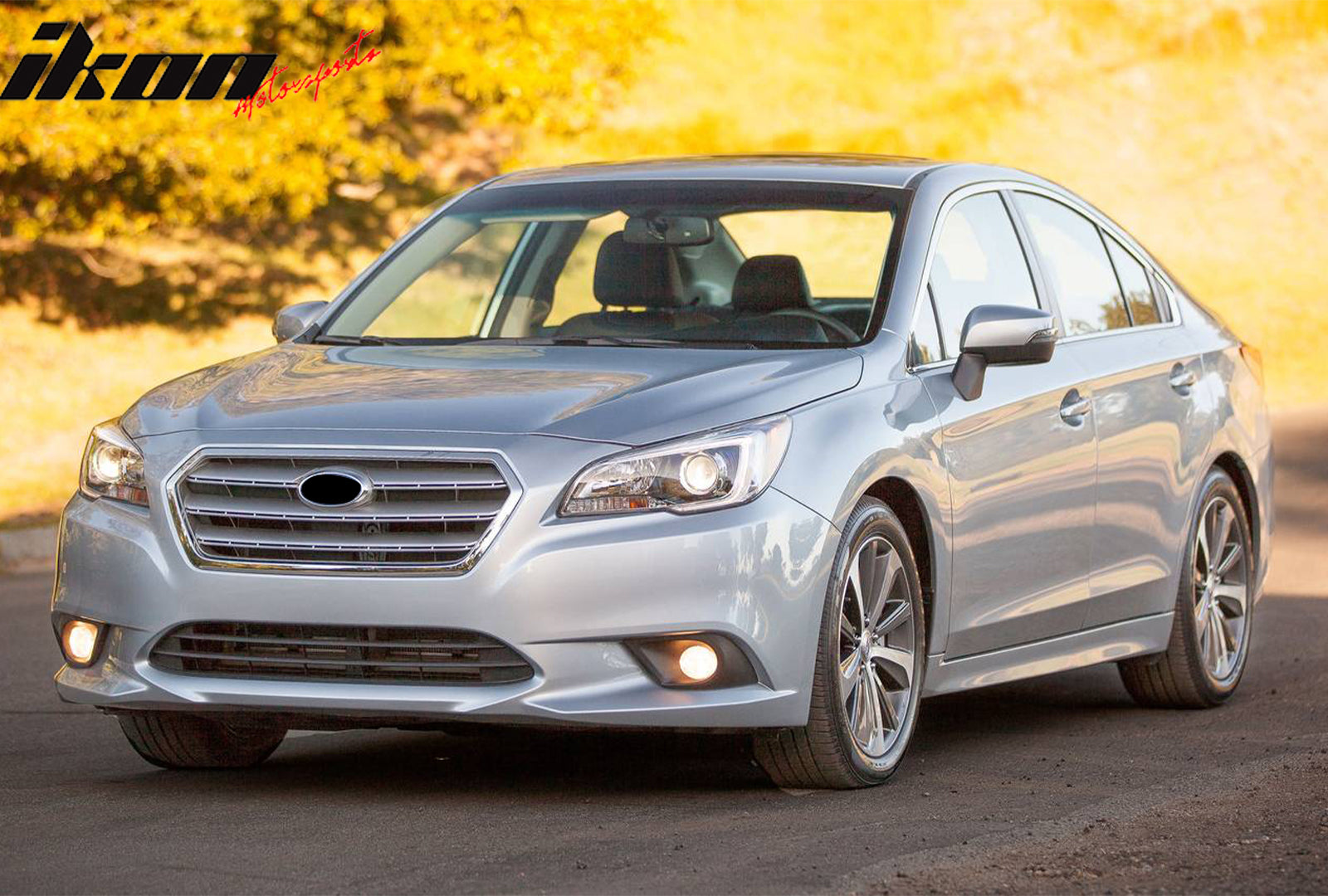 Fits 15-17 Subaru Legacy OE Style Front Bumper Hood Lower Grille Replacement ABS