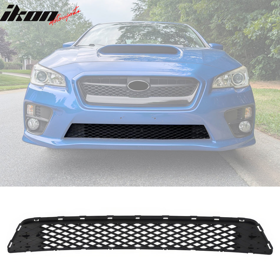 2015-2017 Subaru WRX STI OE Style Black Front Bumper Lower Grille ABS