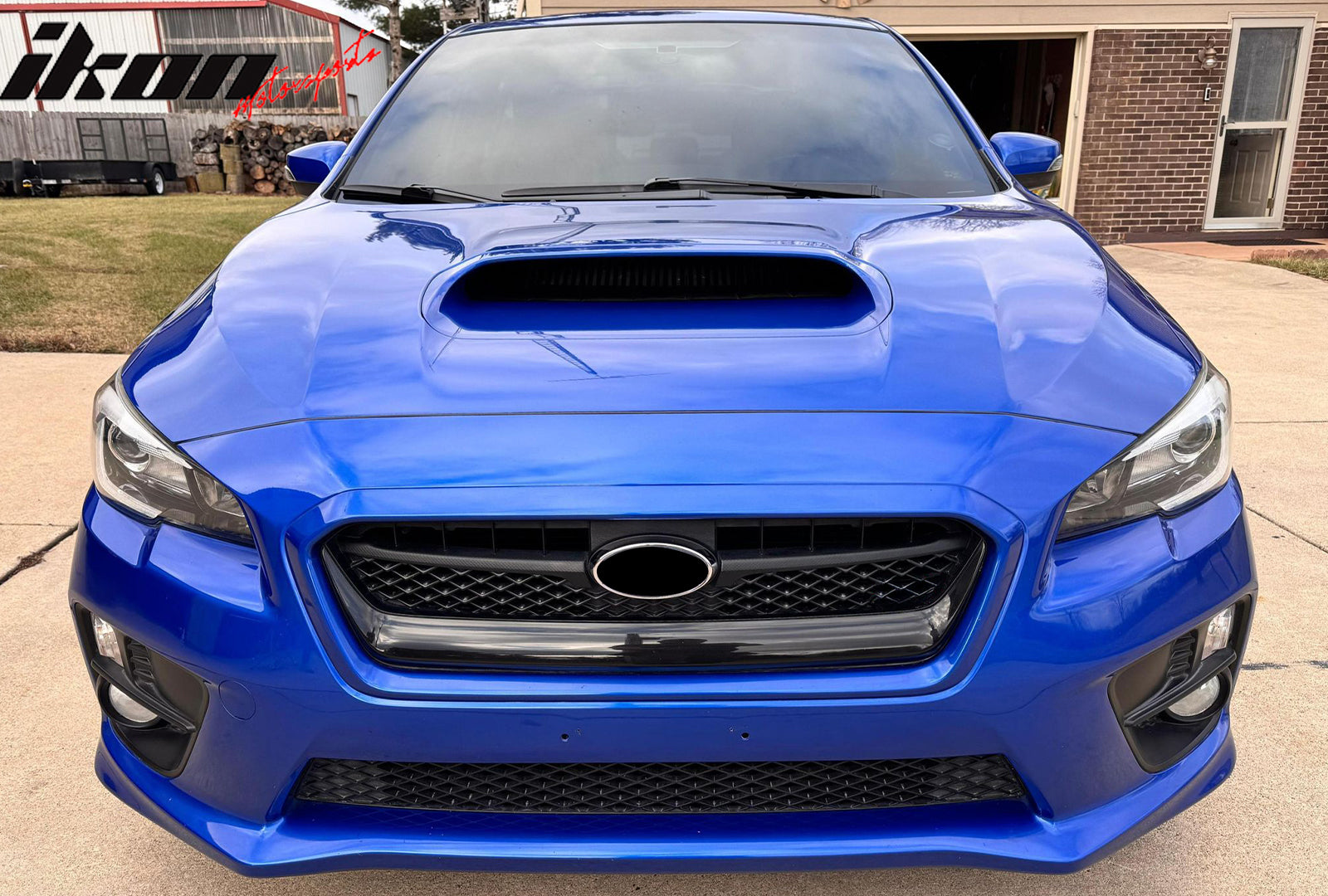 Fits 15-17 Subaru WRX & STI OE Style Front Lower Bumper Grille Replacement ABS