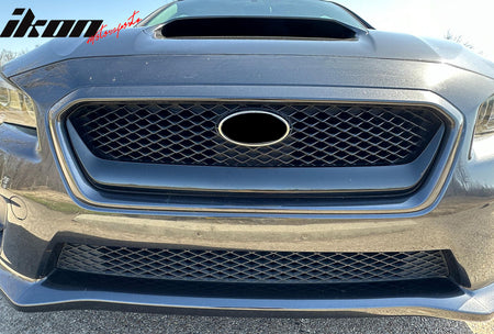 Fits 15-17 Subaru WRX & STI OE Style Front Lower Bumper Grille Replacement ABS