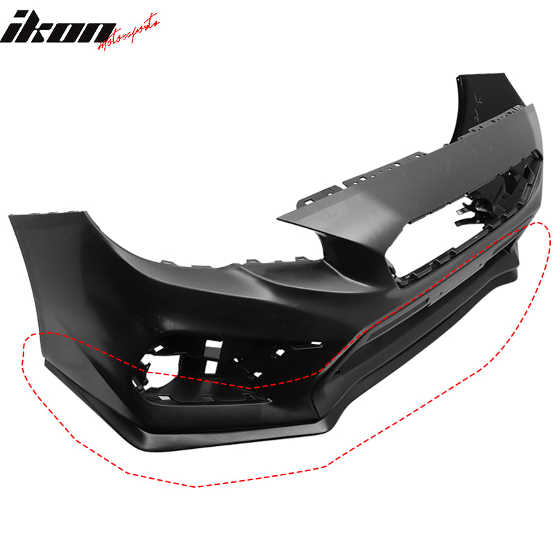 For 15-21 Subaru WRX STI HD Style Front Bumper Lip Spoiler Splitter Unpainted PU