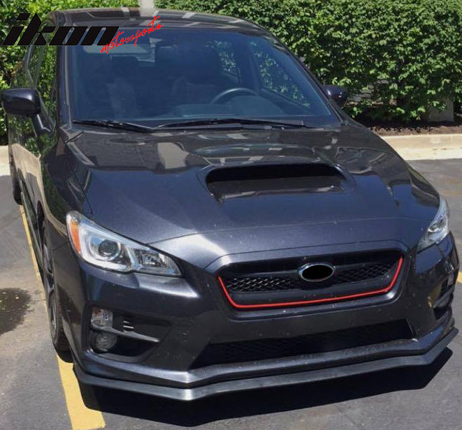 For 15-21 Subaru WRX STI HD Style Front Bumper Lip Spoiler Splitter Unpainted PU