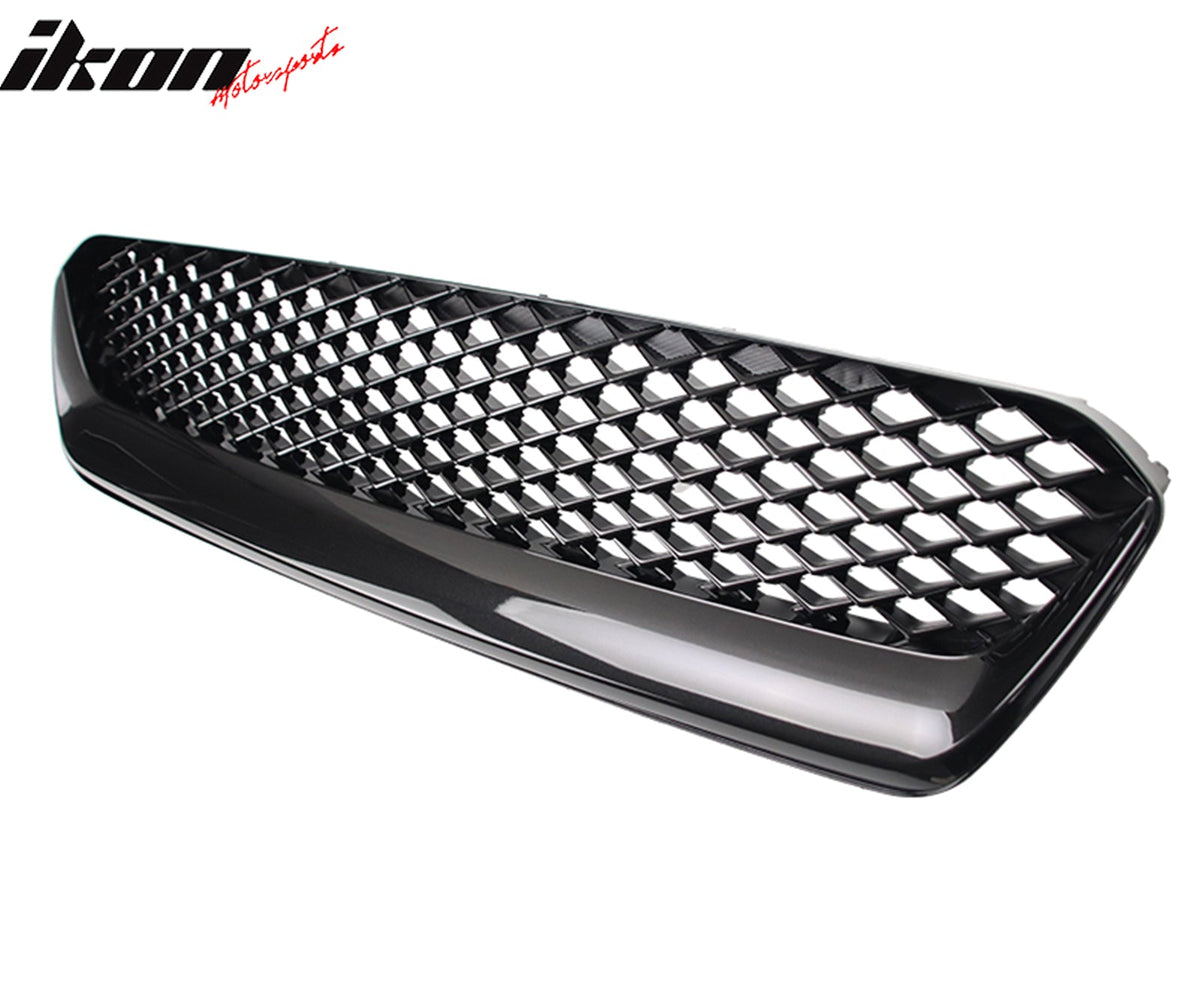 2015 - 2017 Subaru WRX Gloss Black JDM Style Front Bumper Grille ABSJDM StyleIkon Motorsports