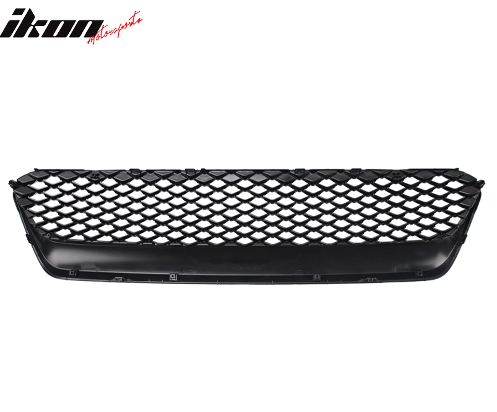 Fits 15-17 Subaru WRX STI JDM Style Front Bumper Upper Grille Gloss Black ABS