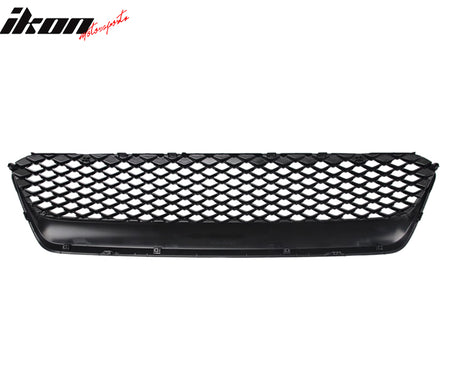 Fits 15-17 Subaru WRX STI JDM Style Front Bumper Upper Grille Gloss Black ABS