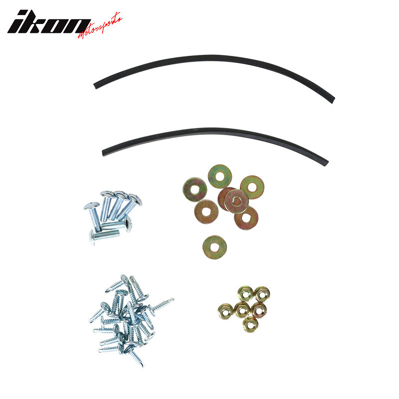 Fits 15-21 Subaru WRX STI Front Bumper Lip OE Style Spoiler PU Chin Splitter Kit