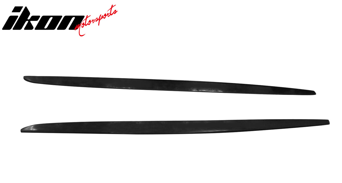 Fits 15-18 BMW F80 M3 MT Style Unpainted Side Skirts Diffuser Panel Extension PU