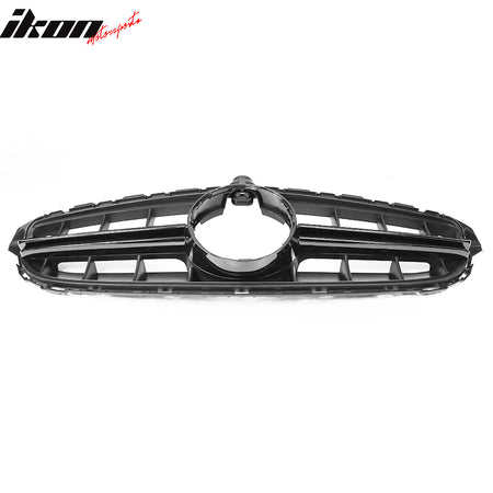 Fit 15-18 Benz C Class W205 AMG Front Bumper Grille Camera Hole