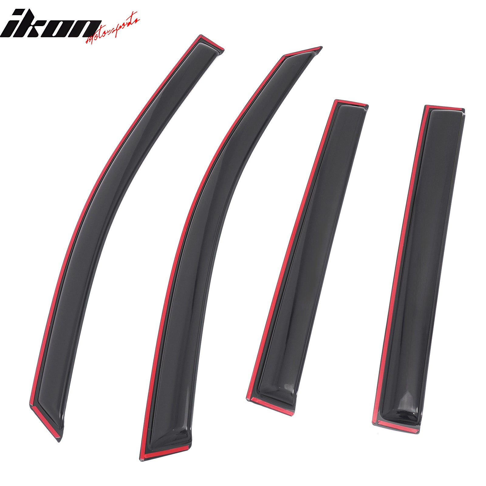 Fits 15-19 Subaru Outback Window Visors In-Channel Sun Rain Guard Side Deflector