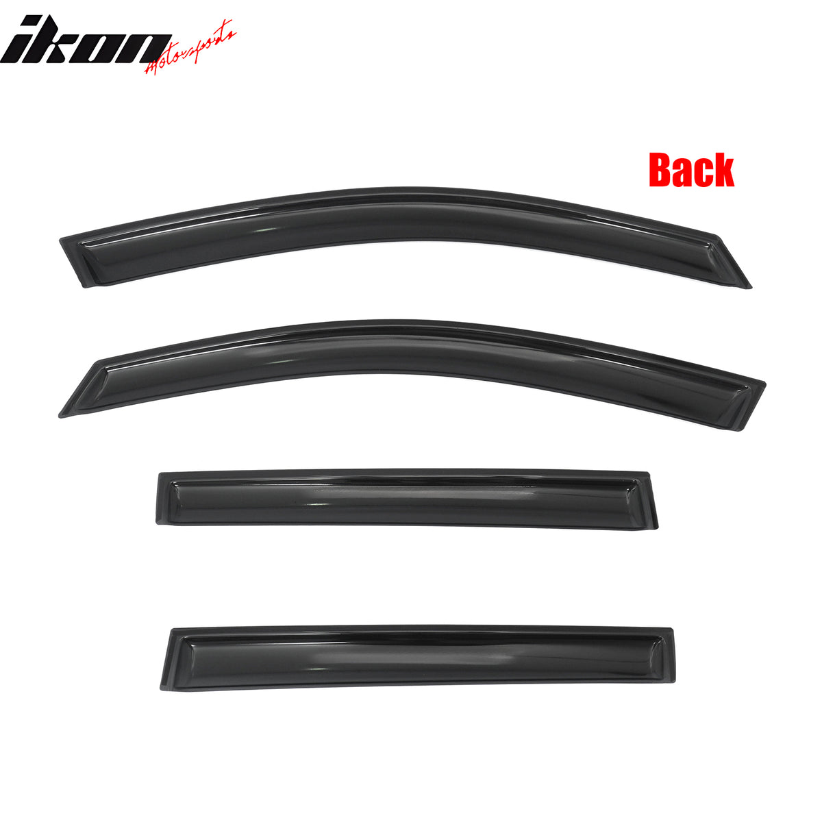 Fits 15-19 Subaru Outback Window Visors In-Channel Sun Rain Guard Side Deflector