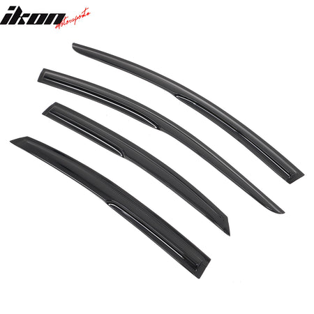 Fits 15-19 Hyundai Sonata Mugen Style Acrylic Window Visors Sun Rain Guard 4PC