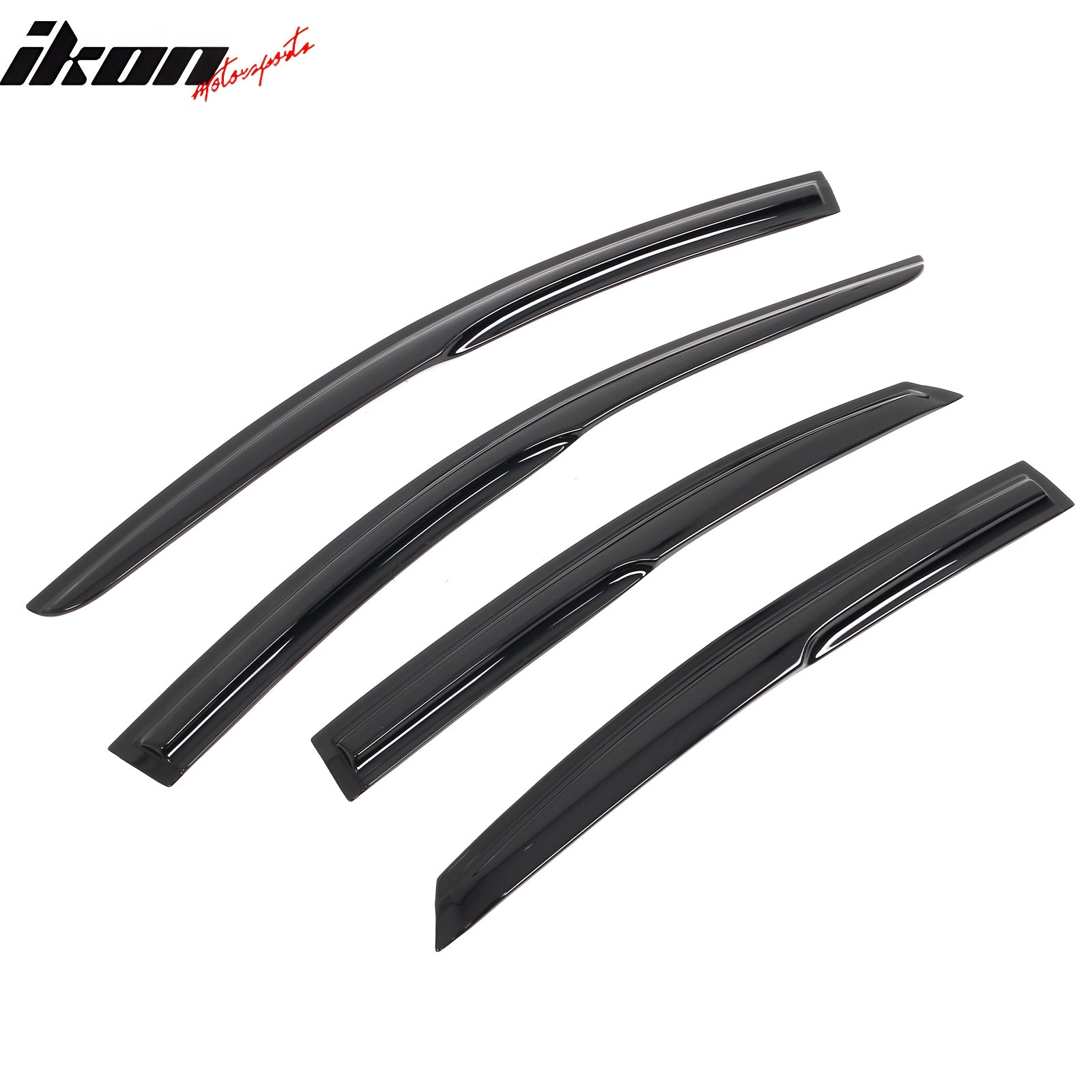 Fits 15-19 Hyundai Sonata Mugen Style Acrylic Window Visors Sun Rain Guard 4PC