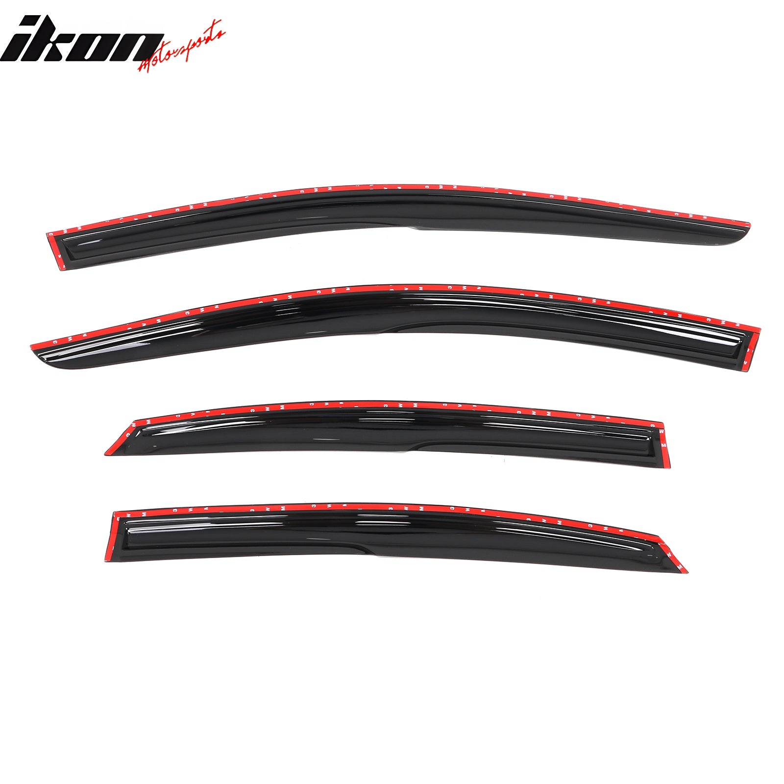 Fits 15-19 Hyundai Sonata Mugen Style Acrylic Window Visors Sun Rain Guard 4PC