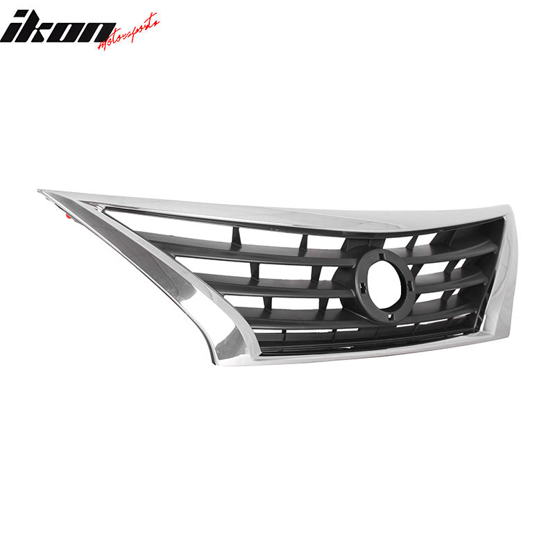 Fits 15-19 Nissan Versa ABS OE Style Front Bumper Upper Grille Hood Grill Cover