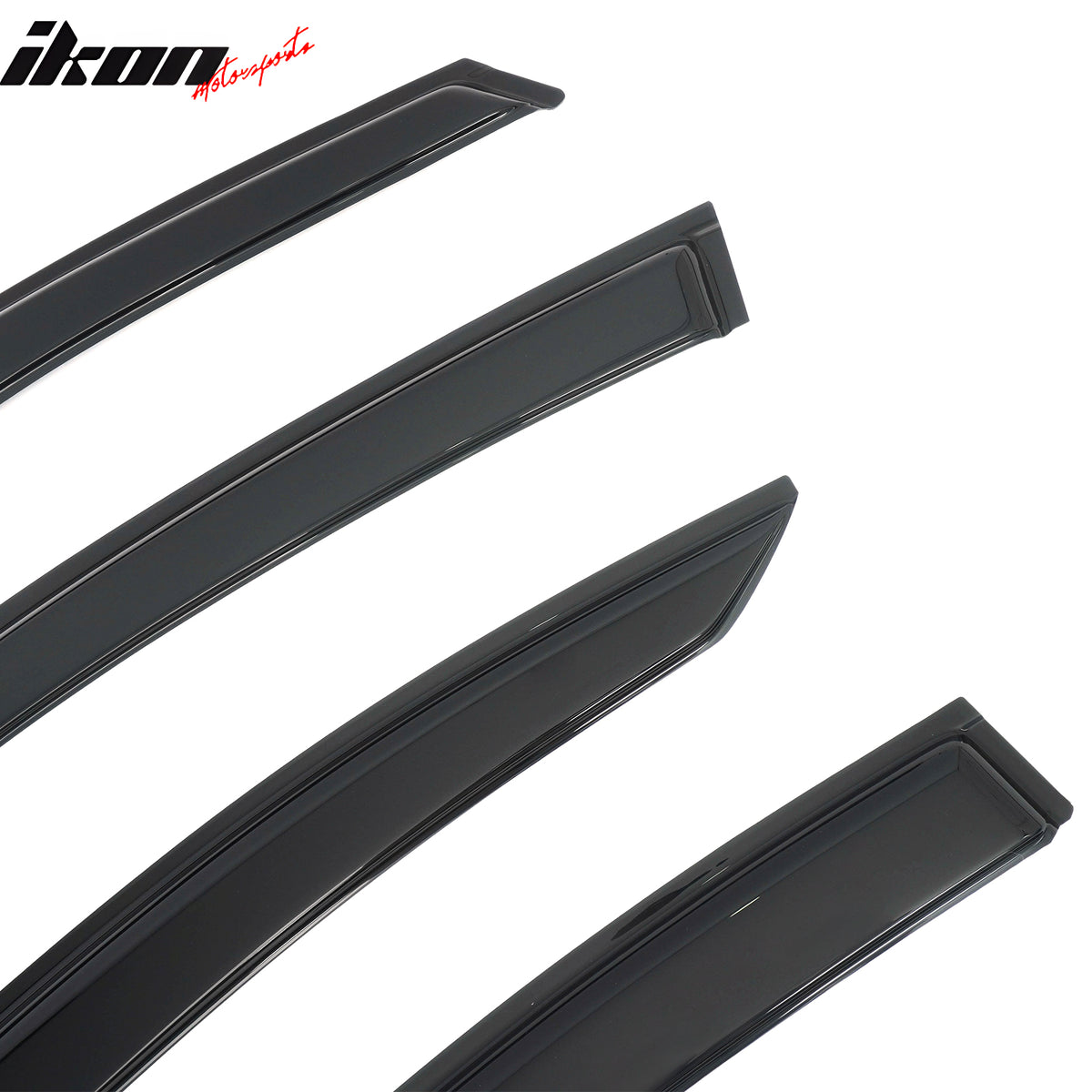 Fits 15-19 Subaru Legacy Sedan Smoke Acrylic Window Visors Deflectors 4PCS Set