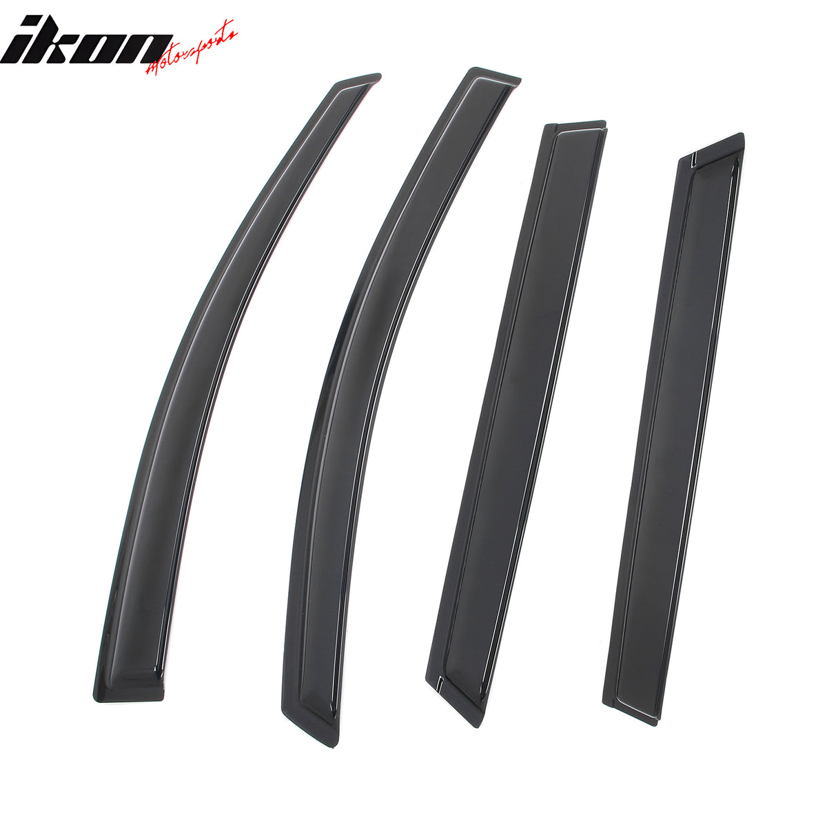 Fits 15-19 Subaru Outback Window Visors Vent Rain Wind Guards Deflectors Tape-On