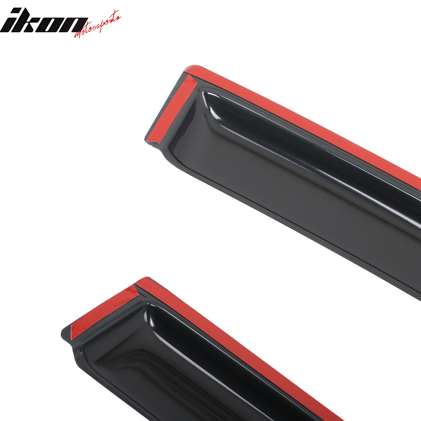 Fits 15-19 Subaru Outback Window Visors Vent Rain Wind Guards Deflectors Tape-On