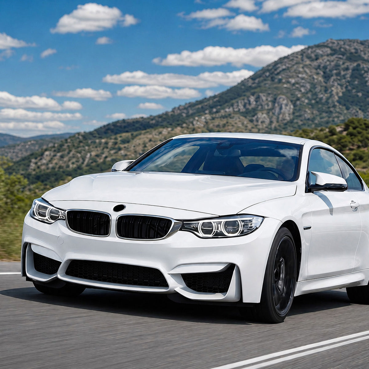 Fits 15-20 BMW F80 M3 F82 F83 M4 Front Bumper Cover Euro Style Conversion Kit