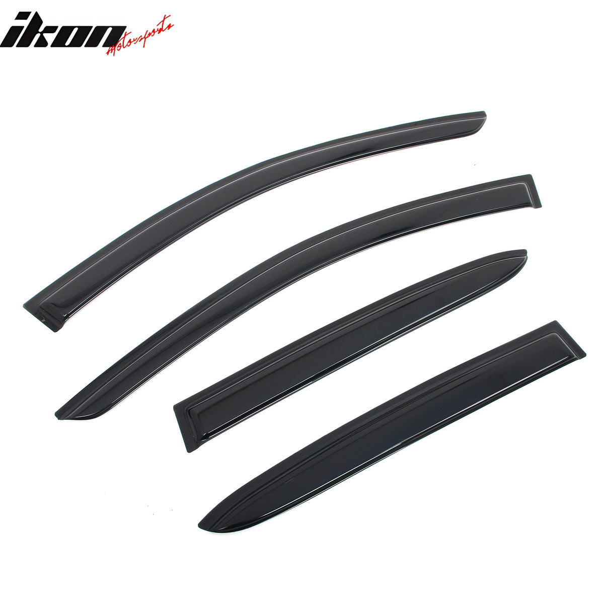 Fits 15-20 Benz X156 GLA Class Window Visors Vent Sun Guards Deflectors Tape-On