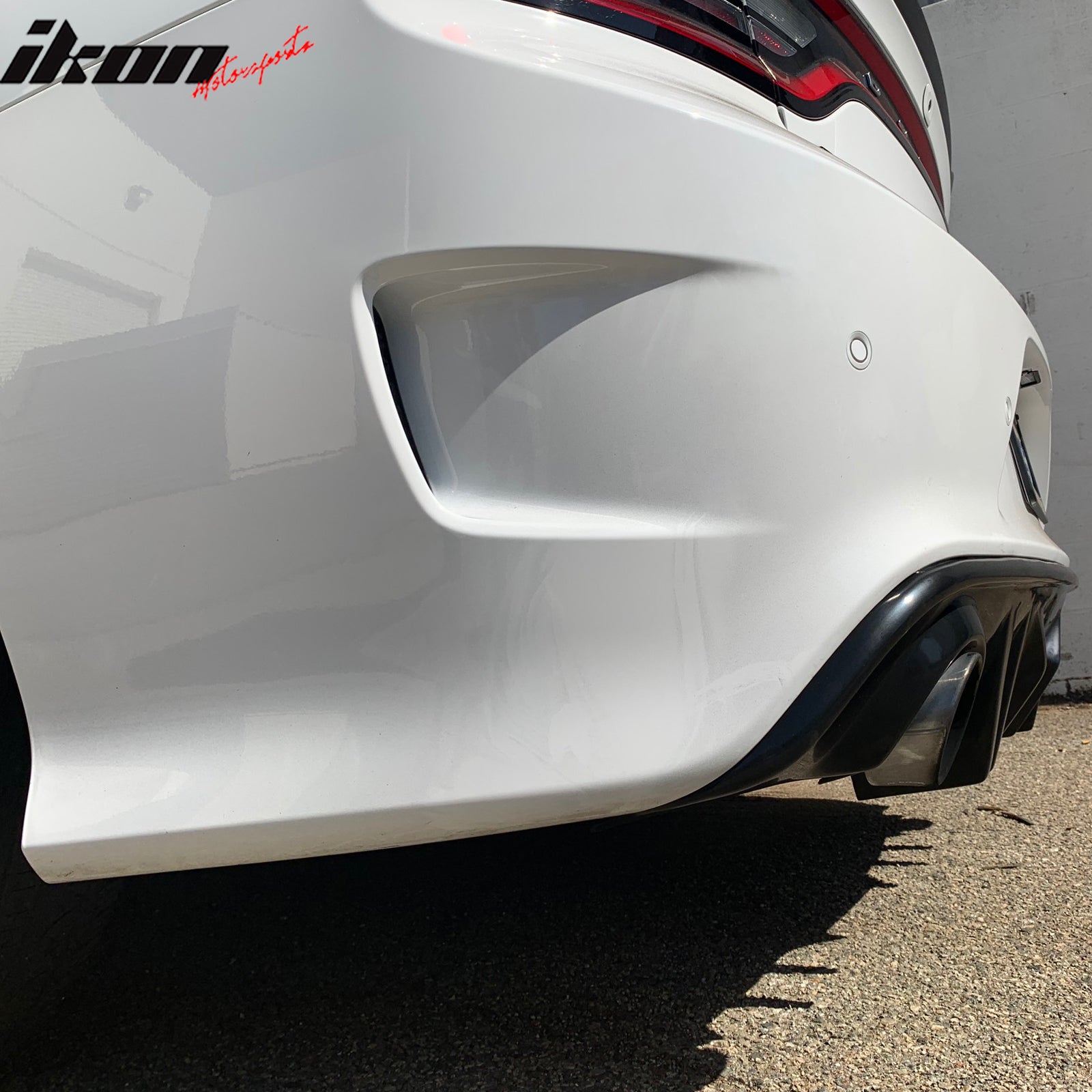 For 15-23 Dodge Charger SRT & Scat Pack MDP V2 Style Rear Bumper Lip Diffuser PU