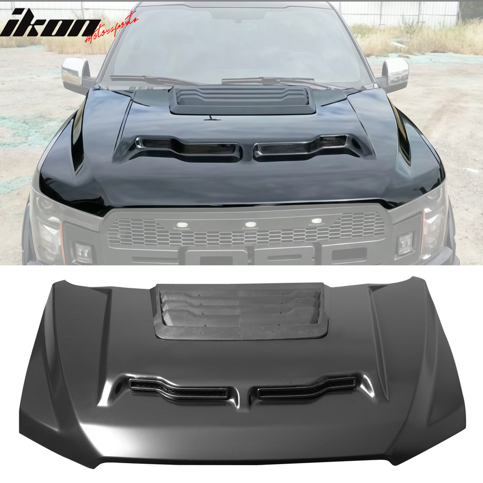 2015-2020 Ford F-150 Hood Cover Shelby Baja Style Engine Bonnet Panel