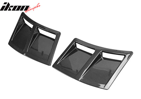 Fits 15-21 Subaru WRX & STI Rear Bumper Air Vent Corner Cover Carbon Fiber Print