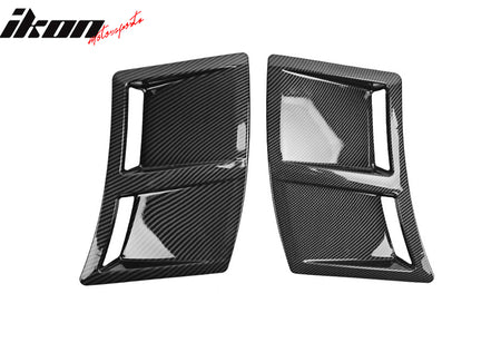Fits 15-21 Subaru WRX & STI Rear Bumper Air Vent Corner Cover Carbon Fiber Print