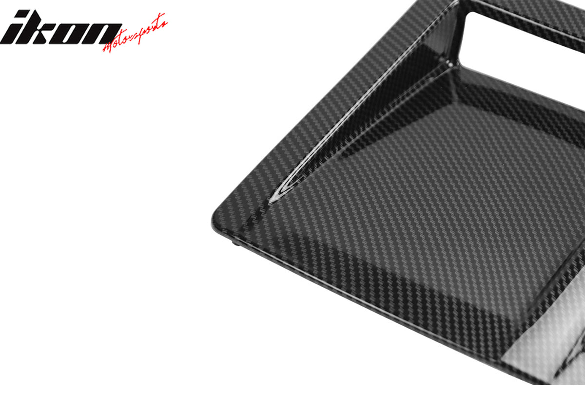 Fits 15-21 Subaru WRX & STI Rear Bumper Air Vent Corner Cover Carbon Fiber Print