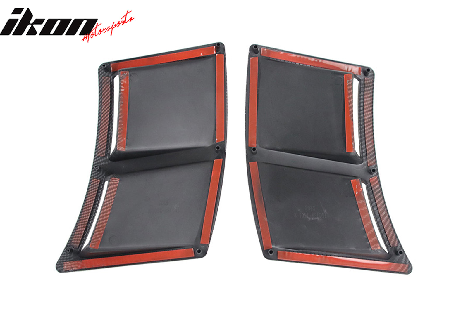 Fits 15-21 Subaru WRX & STI Rear Bumper Air Vent Corner Cover Carbon Fiber Print