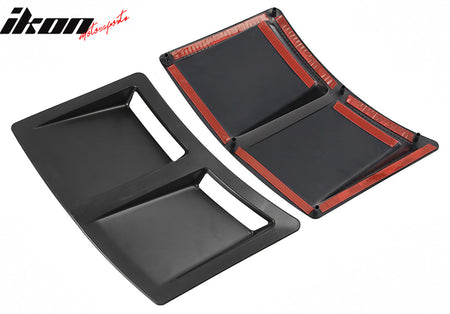 Fits 15-21 Subaru WRX & STI Rear Bumper Air Vent Corner Fender Cover Matte Black