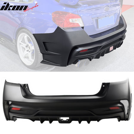Fits 15-21 Subaru WRX STI Front + Rear Bumper Cover Varis Style Conversion Kit