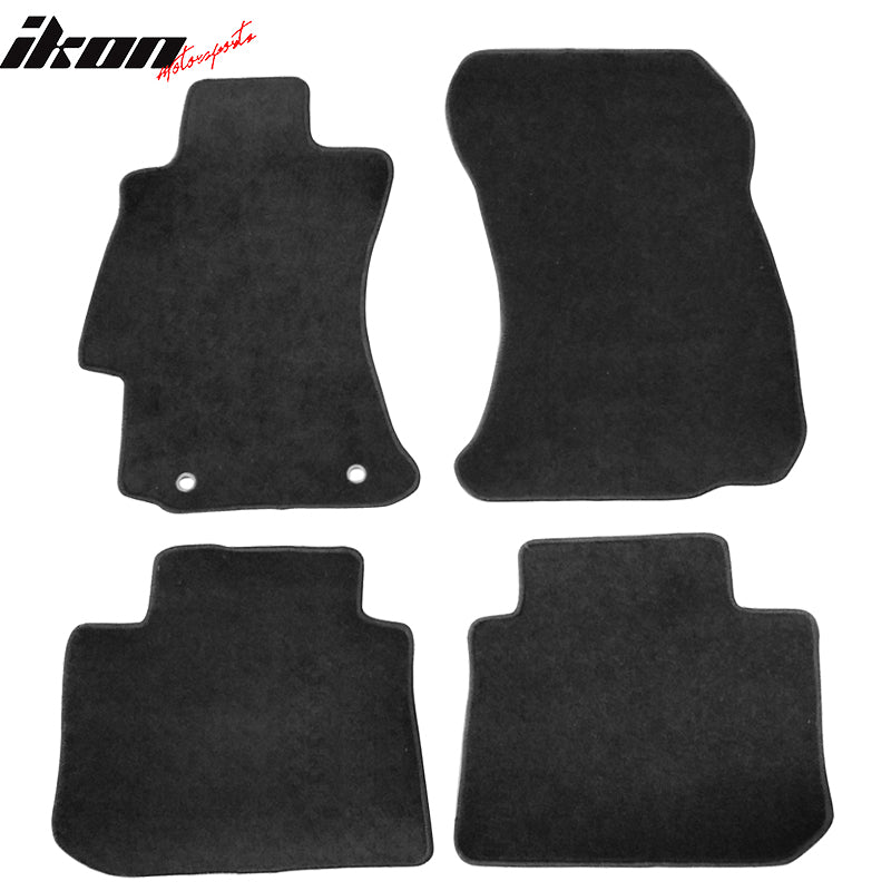 Fits 15-21 Subaru WRX STI 13-15 XV Crosstrek Floor Mats Carpet 4PC Nylon