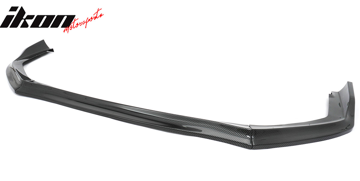 Fits 15-17 Subaru WRX STI Front Bumper Lip 3PC CS Style Carbon Fiber Print Kit