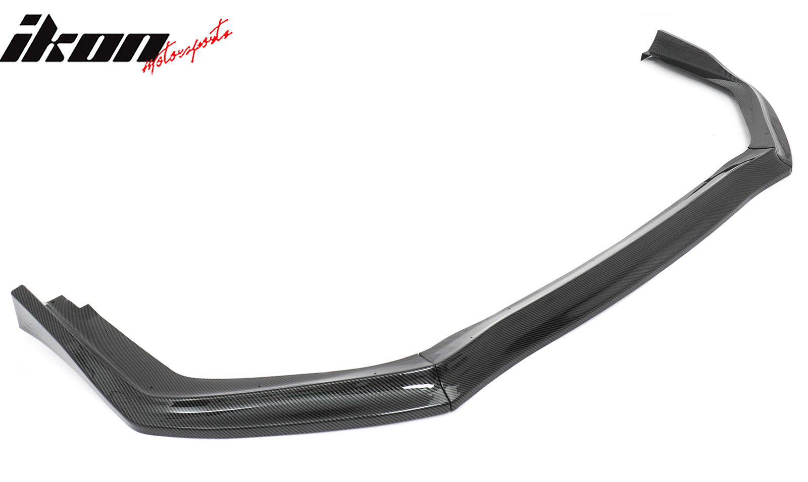 Fits 15-17 Subaru WRX STI Front Bumper Lip 3PC CS Style Carbon Fiber Print Kit