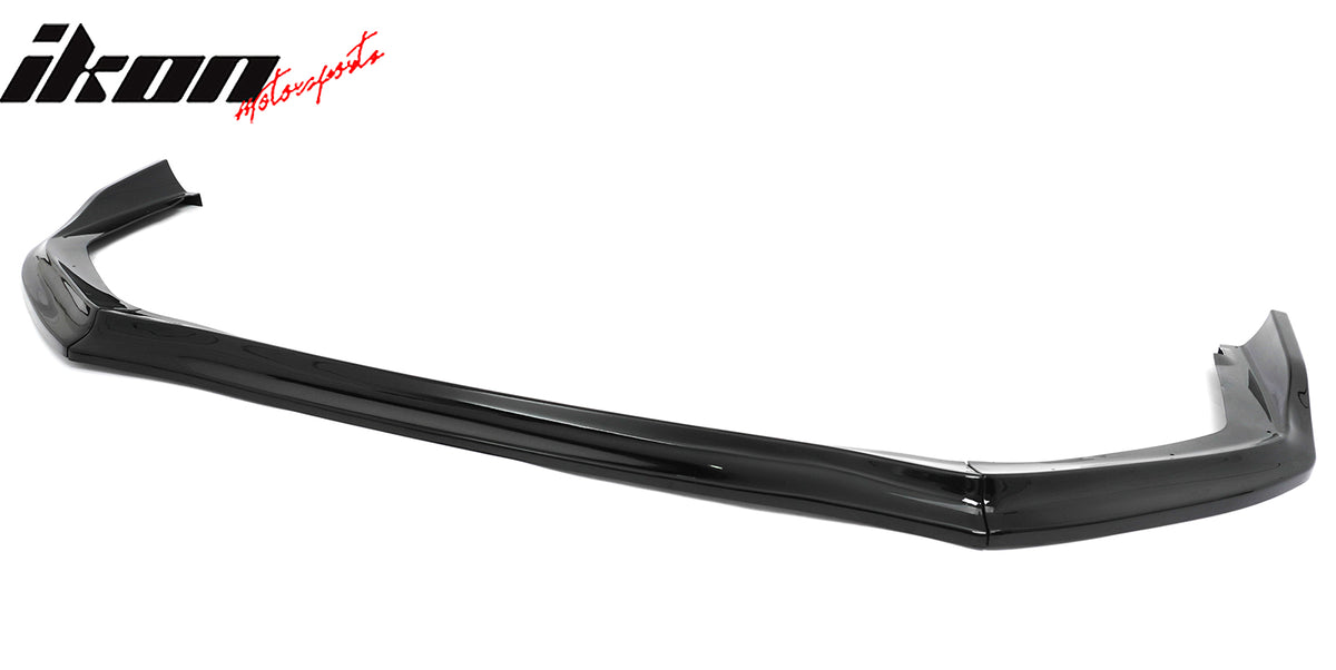 Fits 15-17 Subaru WRX STI Front Bumper Lip 3PC CS Style Gloss Black Chin Spoiler