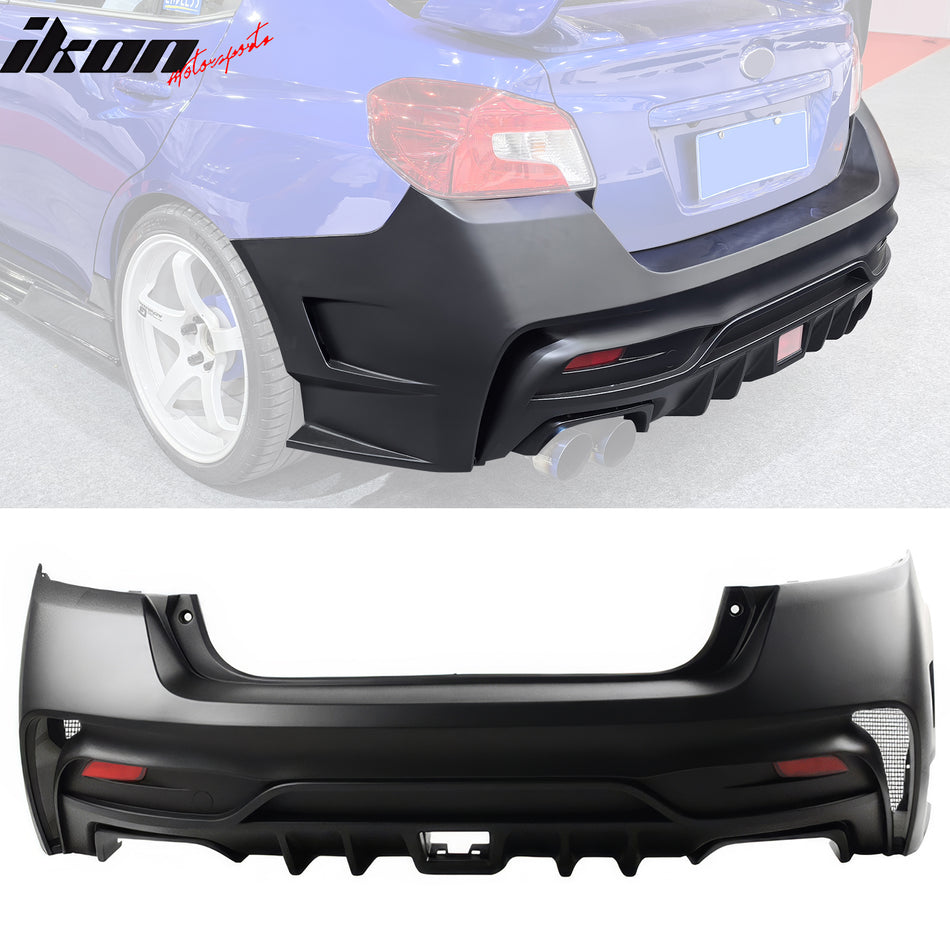 2015-2021 Subaru WRX STI Rear Bumper Cover Varis Style Conversion