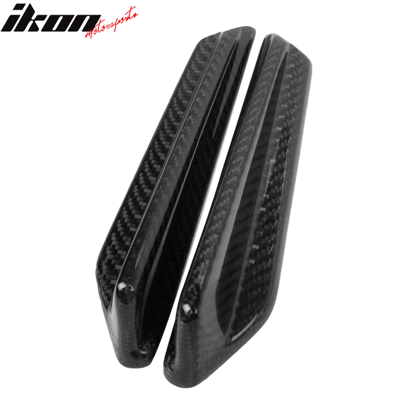 Closeout! Fits 15-21 Subaru WRX STI Style Front Bumper Side Canards Carbon Fiber