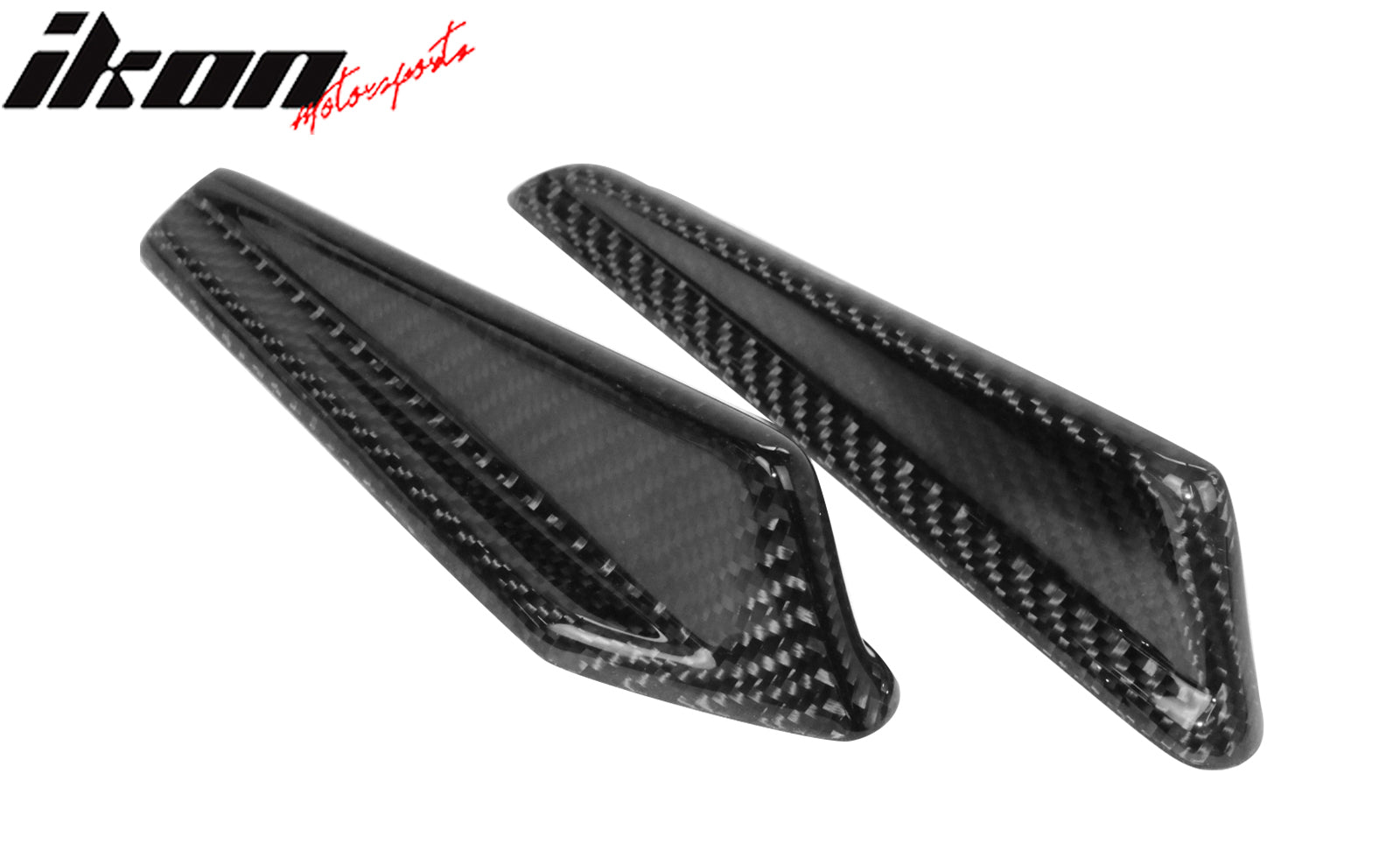 Closeout! Fits 15-21 Subaru WRX STI Style Front Bumper Side Canards Carbon Fiber