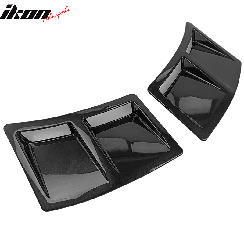 Fits 15-21 Subaru WRX STI Style Rear Bumper Side Fender Vent Painted #61K Gray