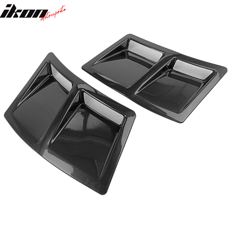 Fits 15-21 Subaru WRX STI Style Rear Bumper Side Fender Vent Painted #61K Gray