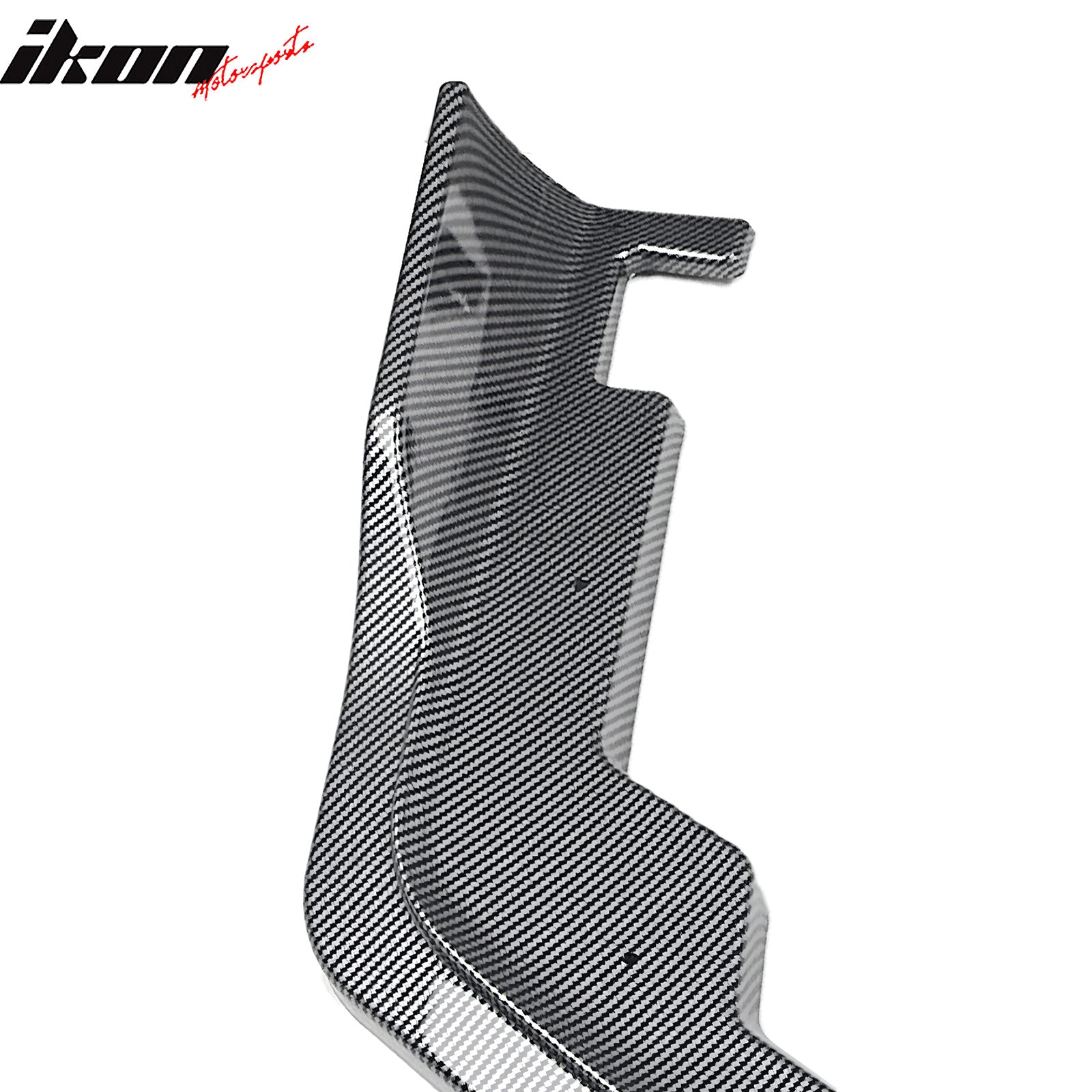 For 15-21 Subaru WRX STI CS2 Front Bumper Lip Chin Spoiler PP Carbon Fiber Print